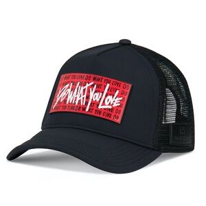PARTCH DWYL R55 Trucker Hat Black Removable Clip